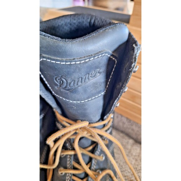 DANNER® LOGGER 8" BLACK WATERPROOF WORK BOOTS 15431 -SZ 10 MENS - Picture 6 of 10